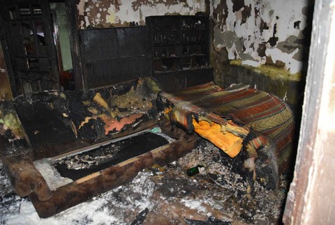 zhorená izba rodinného domu 