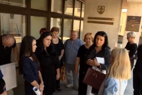 Rodičia na ministerstve spravodlivosti 