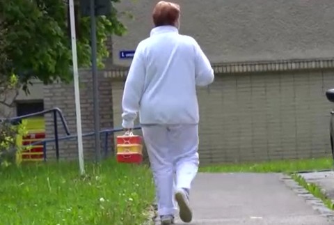 Steny kuchyne bojnickej nemocnice sú posiate plesňami.