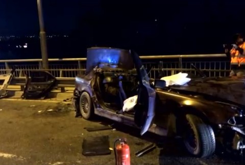 Autonehoda na Prístavnom moste