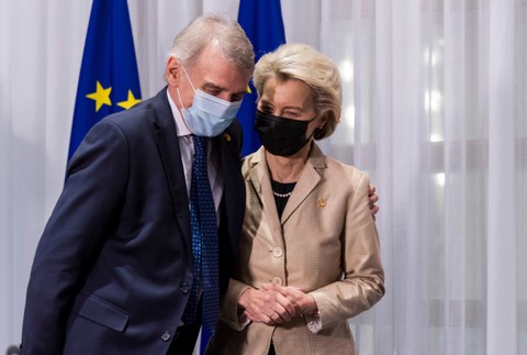 David Sassoli a Ursula von der Leyen