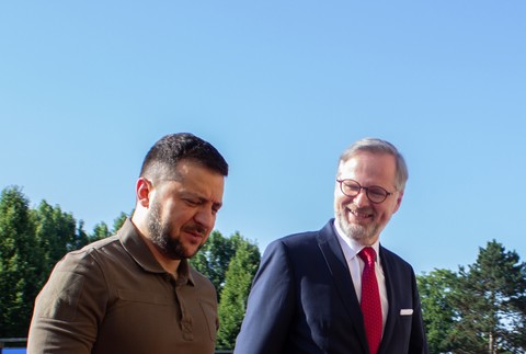 ČR Praha Ukrajina Zelenskyj návšteva Fiala (2)