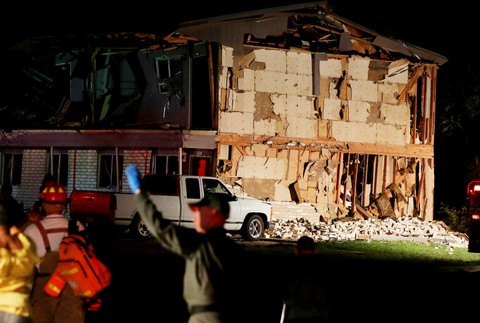 Texas výbuch budova