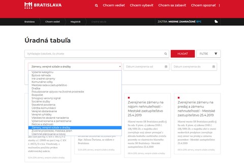 Zoznam nehnuteľností, o ktorých budú bratislavskí mestskí poslanci hlasovať