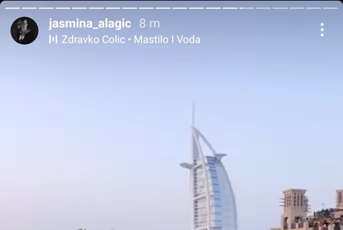 Jasmina Alagič si užíva Dubaj 