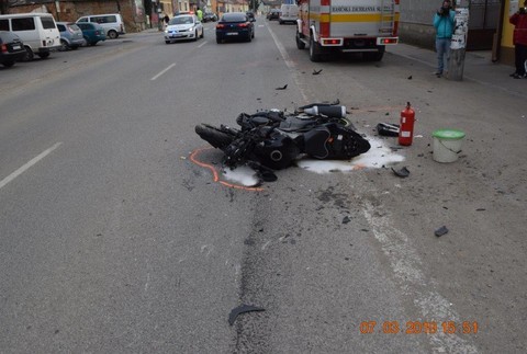 Zrážka s motocyklom