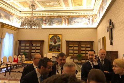 Peter Pellegrini u pápeža Františka