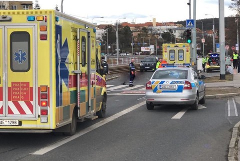 Autonehoda Praha 1