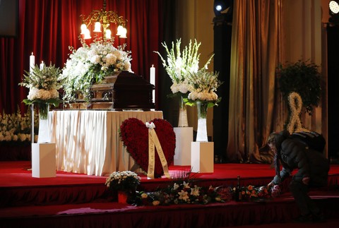 Rozlúčka s Karlom Gottom v Prahe