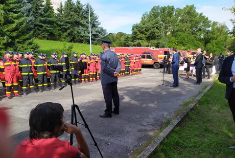 Heger privítal hasičov 