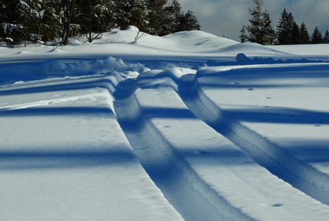 Zasnežená krajinka v Tatrách