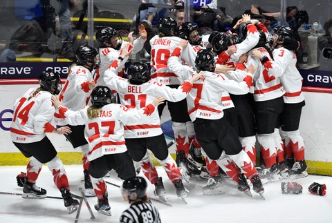 USA Kanada Hokej Ženy MS Finále (4)