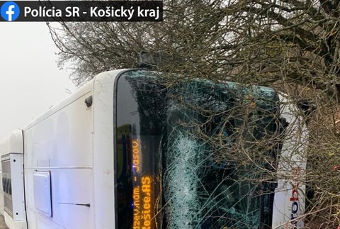 Jasov nehoda autobusu