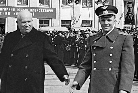 Sovietsky kozmonaut Jurij Alexejevič Gagarin