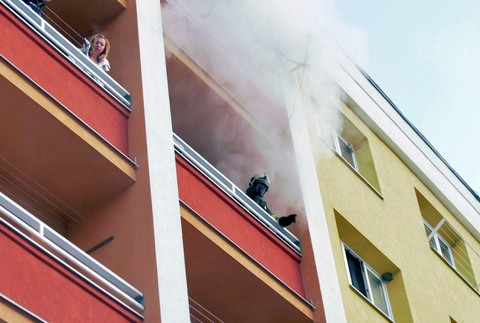 požiar byt BB hasič