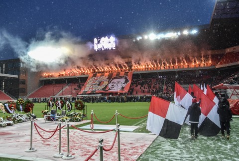 Rozlúčka s futbalistom Jozefom Adamcom