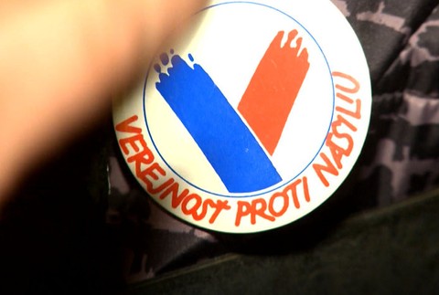 Postavme sa Za slušné Slovensko: Ľudia v uliciach Prievidze