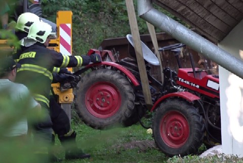 Privalený traktorom