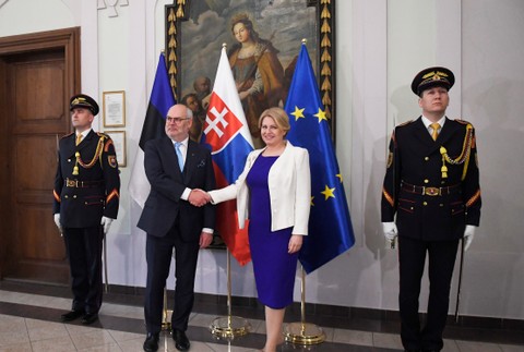 Estónsky prezident Alar Karis prišiel na oficiálnu návštevu Slovenska