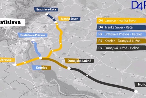 Aktuálny stav výstavby obchvatu - D4R7
