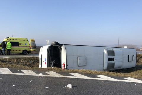 Nehoda autobusu Tornaľa 