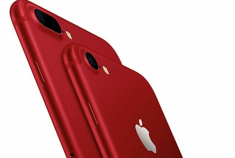 červený iphone 7
