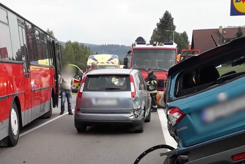 Havária s autobusom