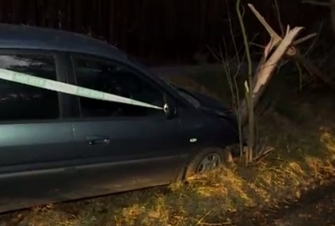Vodič narazil do stromu pri ceste