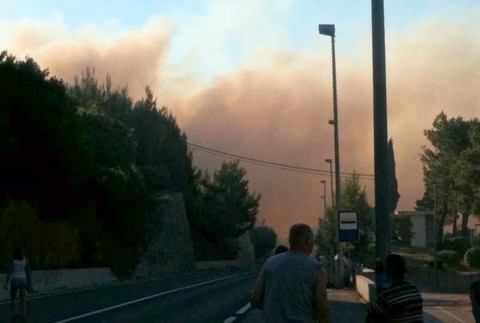 poziar RUSKAMEN Chorvátsko 2