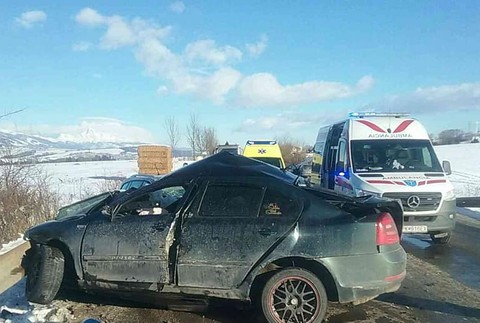 Tragická dopravná nehoda v smere do obce Svätý Kríž