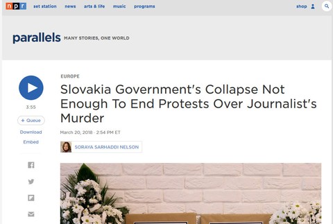 Slováci protesty reakcie zahraničie