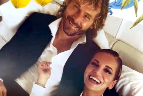 Dara Rolins a Pavel Nedved