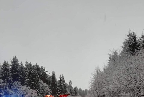 Silné sneženie na strednom a severnom Slovensku 