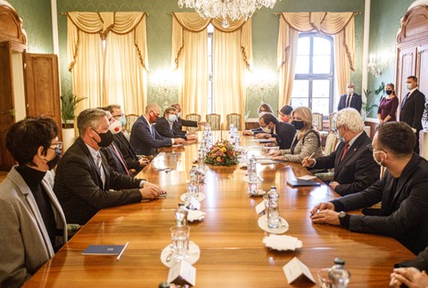 Prezidentka prijala zástupcov umelcov 