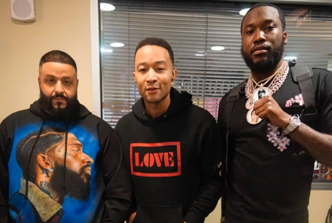 John Legend v štúdiu s DJ Khaledom