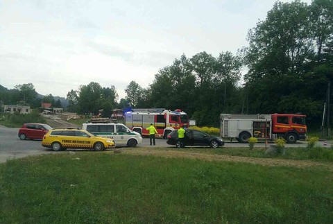 nehoda na priecestí v Porubke