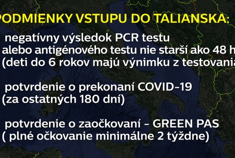 podmienky Taliansko