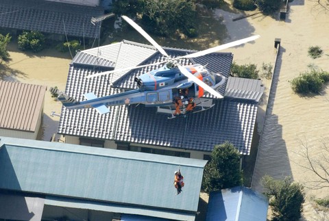 Záplavy v Japonsku 3