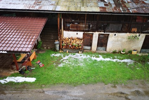 Obec Utekáč po krupobití