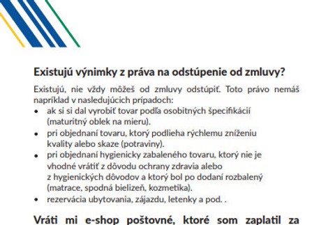 Brožúra - Pomáhame a radíme európskym spotrebiteľom