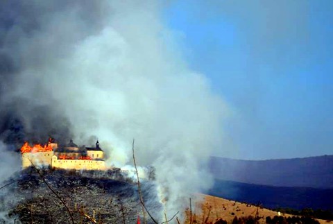 Krásna Hôrka hrad požiar
