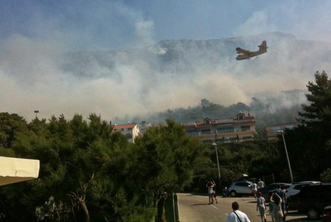 poziar RUSKAMEN Chorvátsko