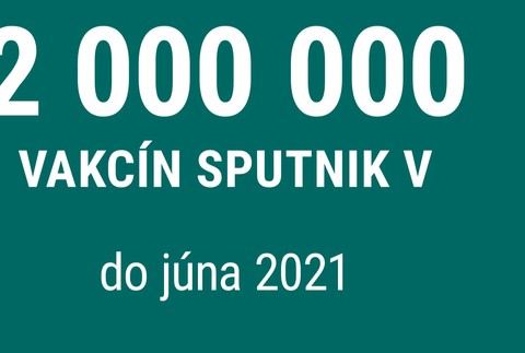 Matovič dohodol dva milióny dávok Sputnika V.