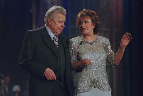 Jiřina Bohdalová s nezabudnuteľným parťákom Vladimírom Dvořákom.