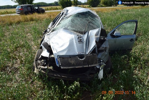 Len 16-ročná spolujazdkyňa utrpela vážne zranenia