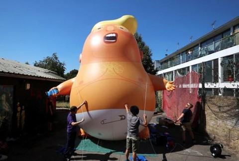 Trump bábätko balón 3