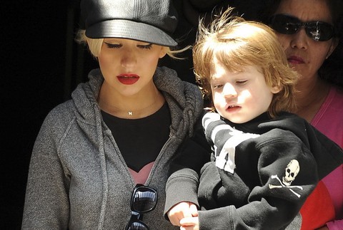 christina aguilera so synom maxom