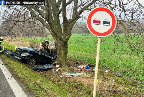 Tragická dopravná nehoda v okrese Nitra