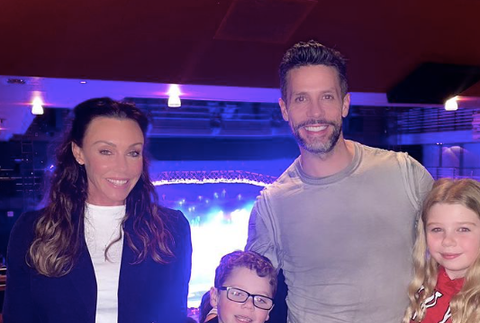 Michelle Heaton s rodinou