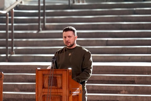 Návšteva Británie Zelenskyj